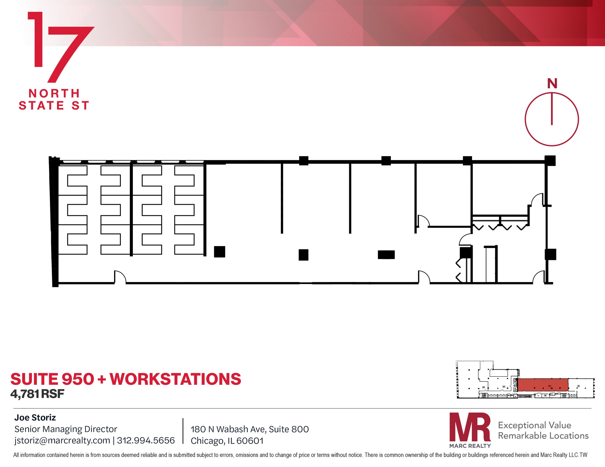 17 N State St, Chicago, IL for lease Floor Plan- Image 1 of 6
