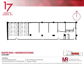 17 N State St, Chicago, IL for lease Floor Plan- Image 1 of 6