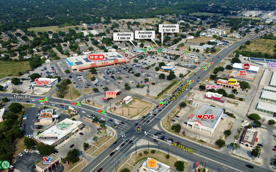 9179-9255 Grissom Rd, San Antonio, TX for lease - Aerial - Image 3 of 4