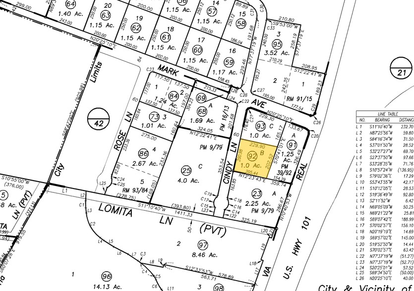 6398 Cindy Ln, Carpinteria, CA for lease - Plat Map - Image 2 of 24