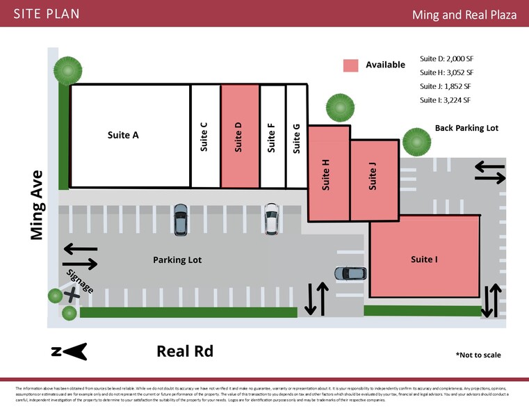 3699 Ming Ave, Bakersfield, CA à louer - Plan de site - Image 2 de 6