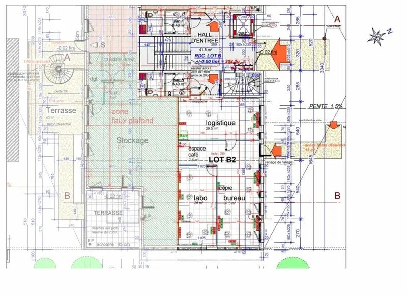 Bureau dans Saint-Priest à louer - Plan d’étage - Image 3 de 6