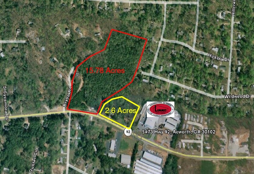 5399 Hwy 92, Acworth, GA à vendre - Aérien - Image 2 de 8
