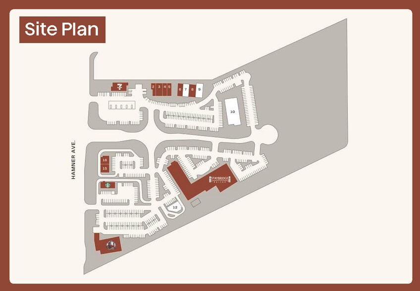 7226 Hamner Ave, Eastvale, CA for lease - Site Plan - Image 2 of 12