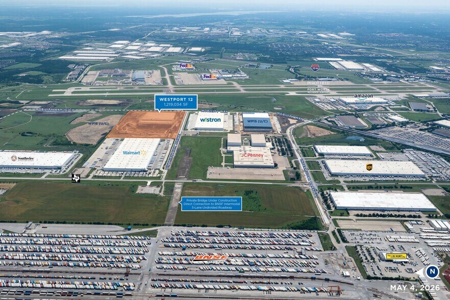 1501 Distribution Dr, Fort Worth, TX à louer - Aérien - Image 2 de 5