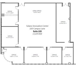 220 Campus Ln, Fairfield, CA for lease Floor Plan- Image 1 of 1