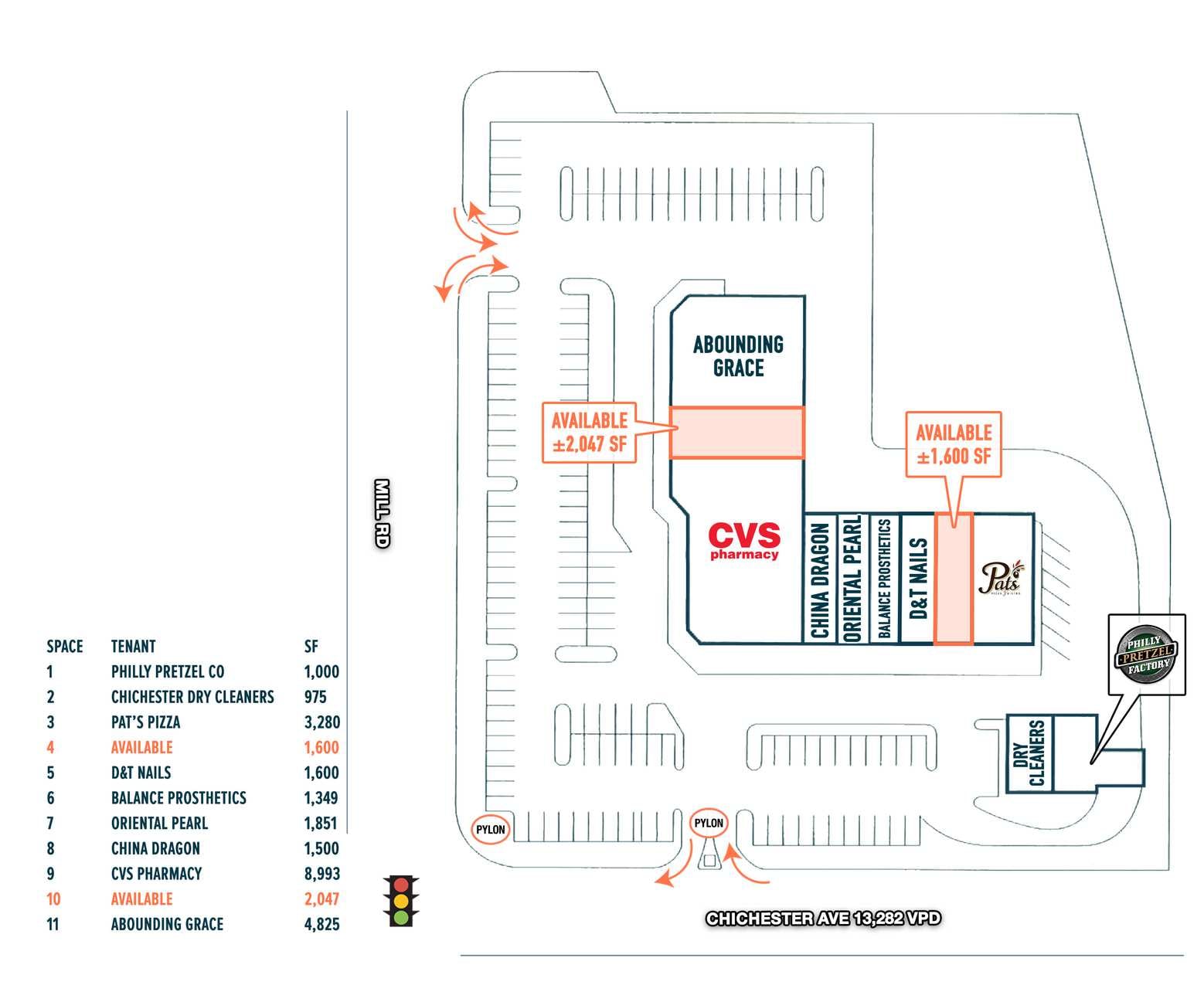 3601 Chichester Ave, Boothwyn, PA for lease Site Plan- Image 1 of 1