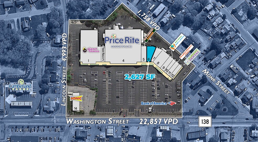 638-686 Washington St, Stoughton, MA à louer - Photo du bâtiment - Image 2 de 6