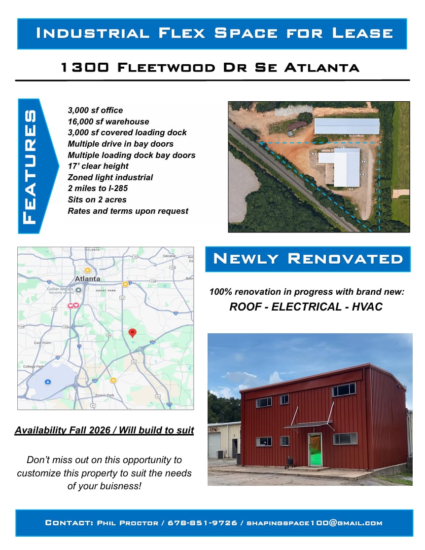 1300 Fleetwood Dr SE, Atlanta, GA for lease Primary Photo- Image 1 of 5