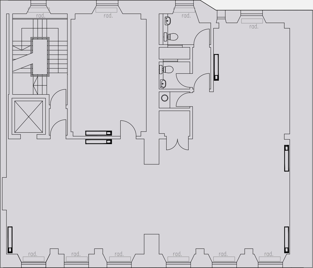 3-5 Melville St, Edinburgh à louer Plan d’étage- Image 1 de 1