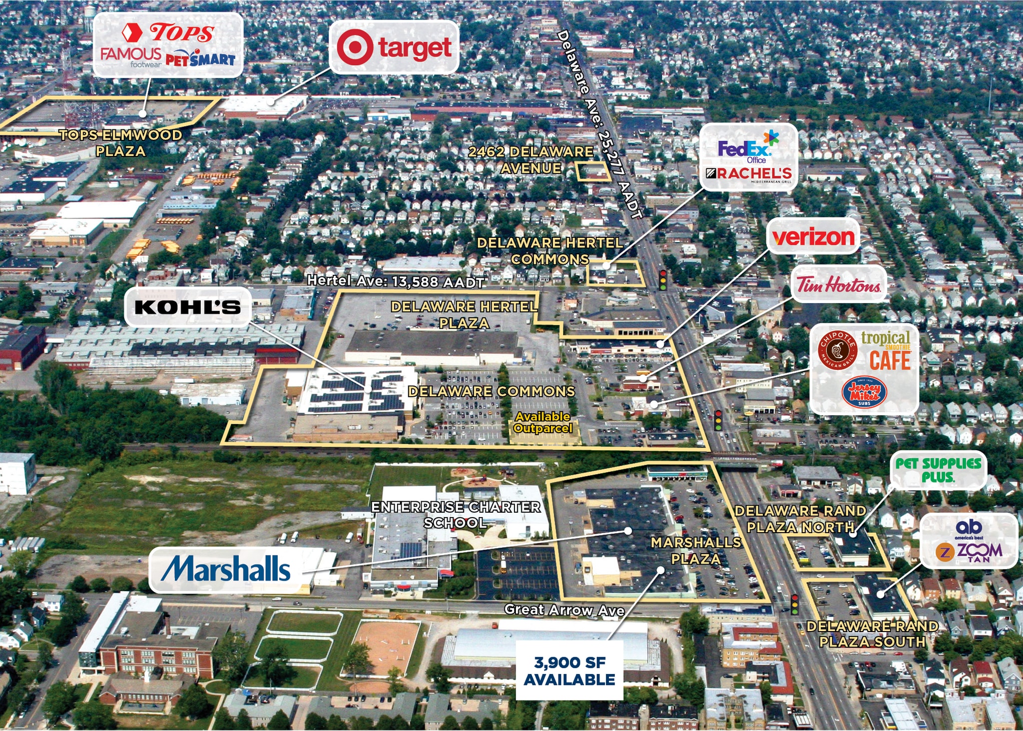 2150 Delaware Ave, Buffalo, NY à louer Photo du bâtiment- Image 1 de 1