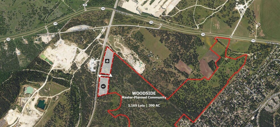 Ronald Reagan Woodside Tracts portefeuille de 2 propriétés à vendre sur LoopNet.ca - Aérien - Image 2 de 3