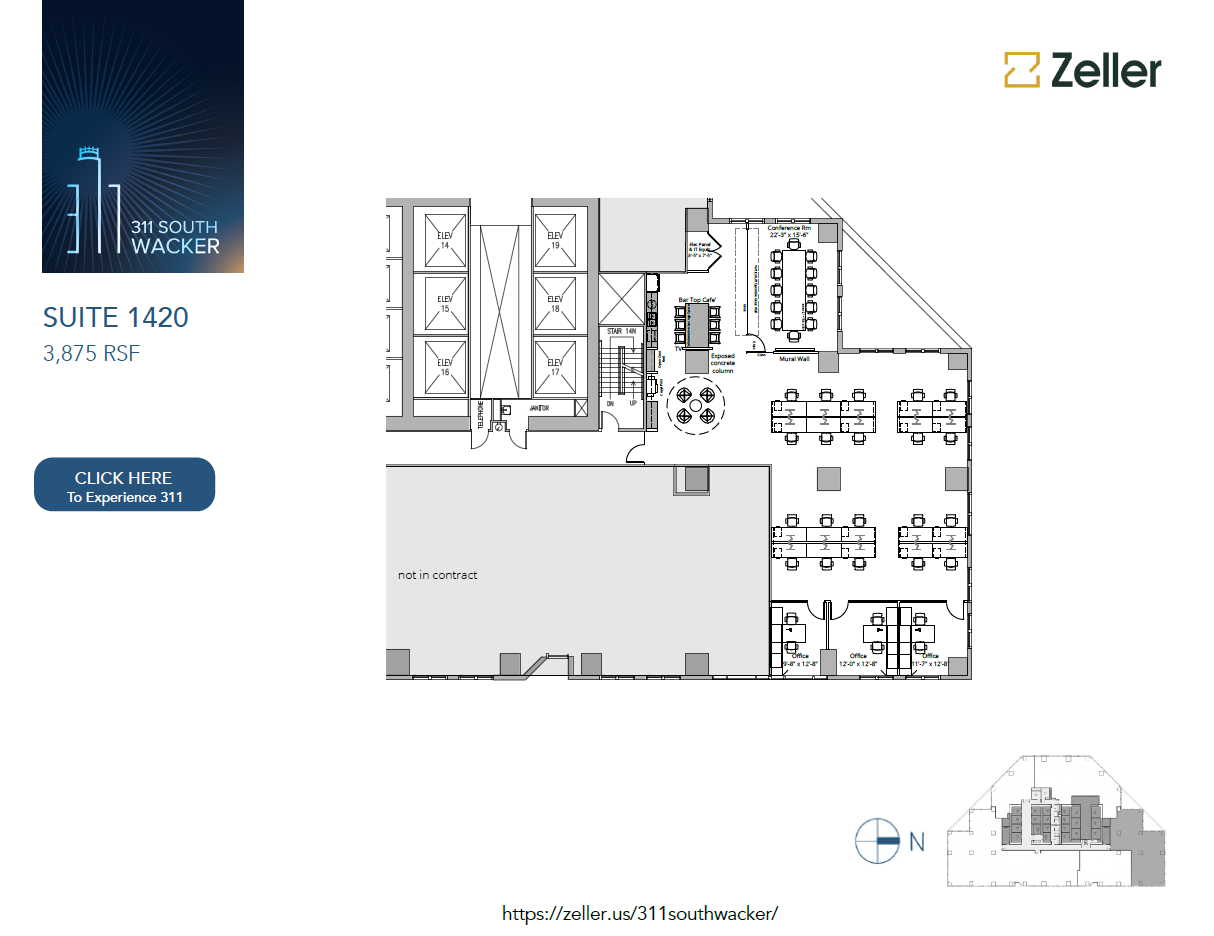 311 S Wacker Dr, Chicago, IL for lease Floor Plan- Image 1 of 1