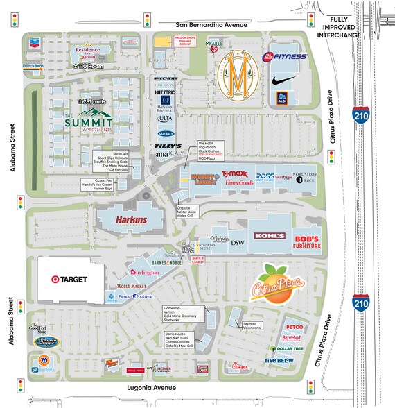 27651 San Bernardino Ave, Redlands, CA à louer - Plan de site - Image 3 de 14