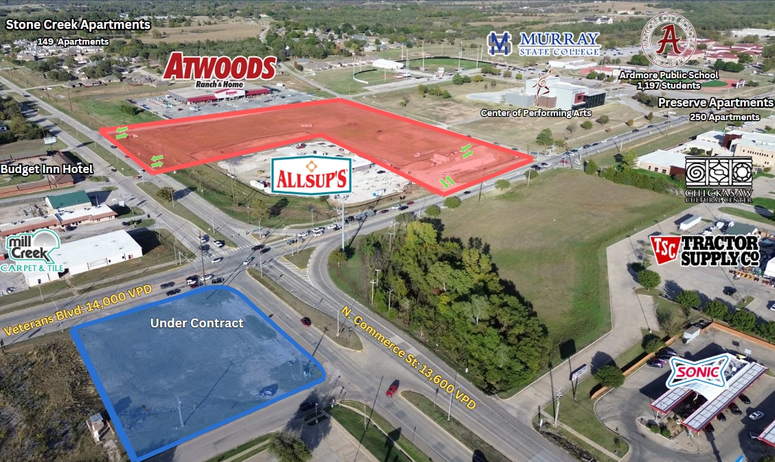 2600 N Commerce, Ardmore, OK à vendre Photo du bâtiment- Image 1 de 4