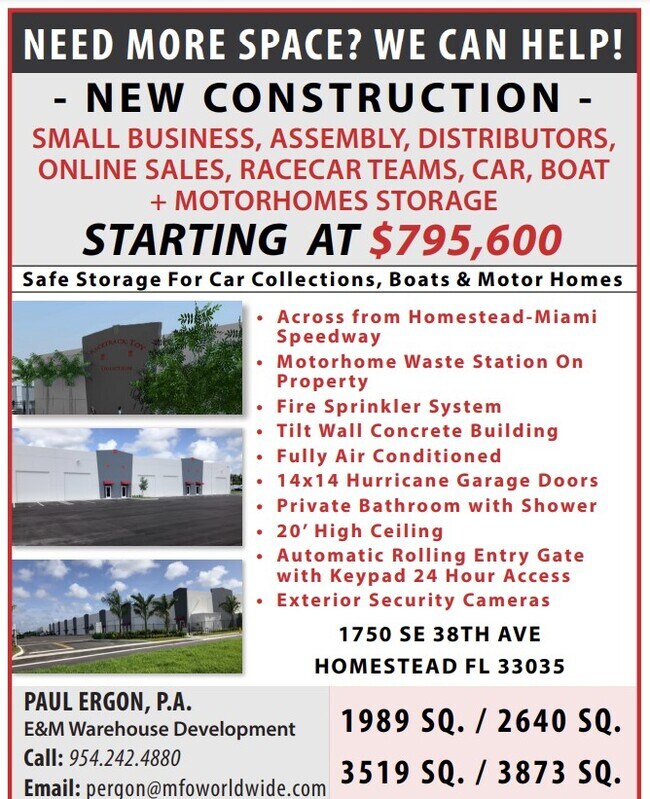 More details for 1750 SE 38th Ave, Homestead, FL - Industrial for Lease