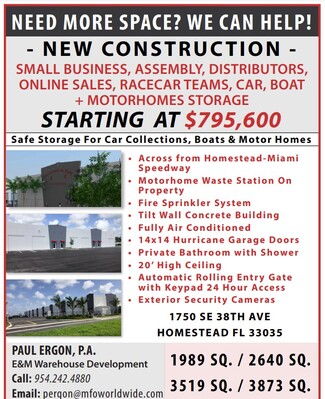 More details for 1750 SE 38th Ave, Homestead, FL - Industrial for Sale