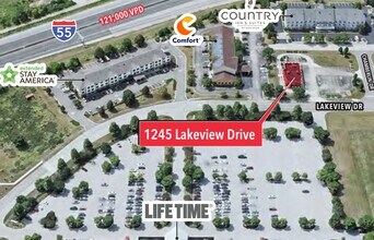 1245 Lakeview Dr, Romeoville, IL for lease Map- Image 2 of 2