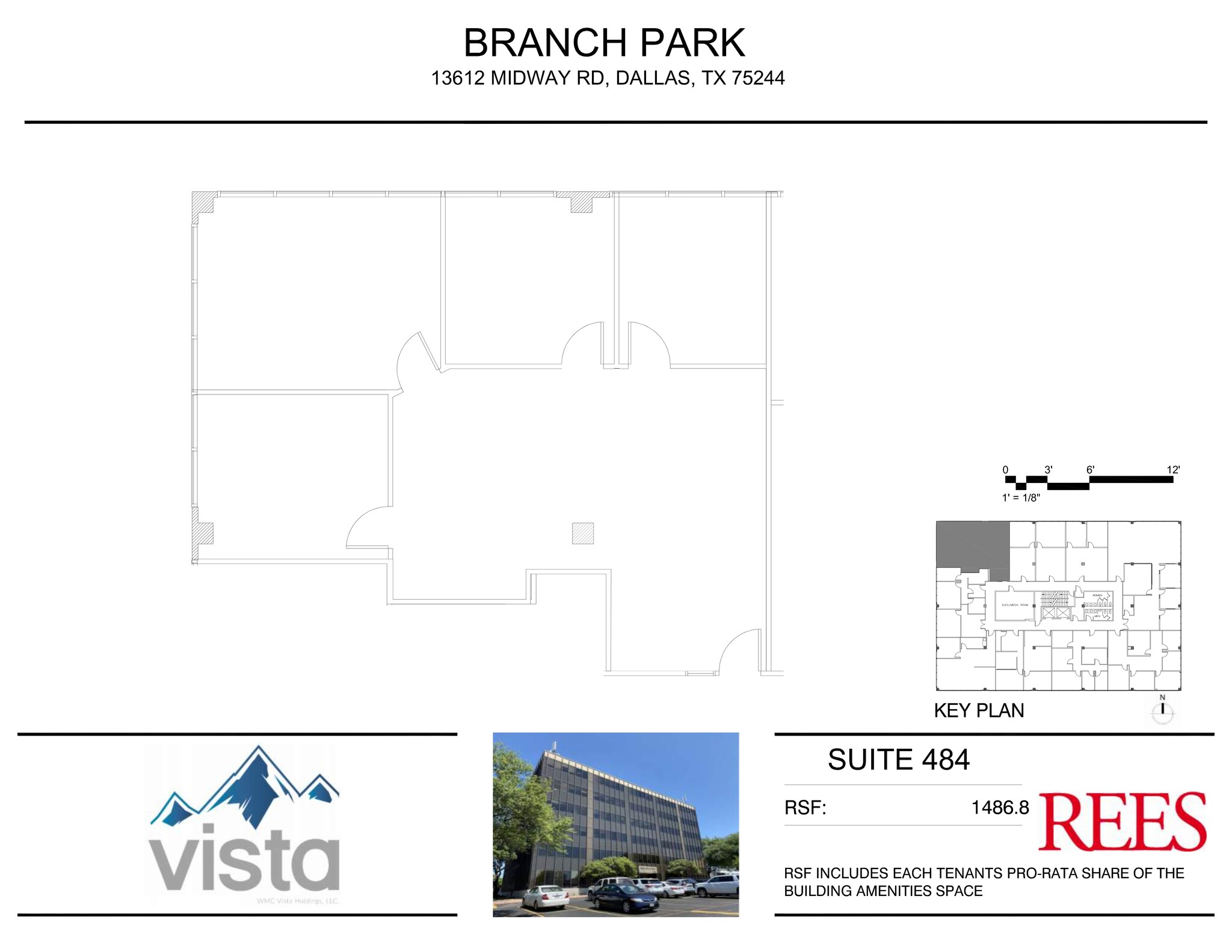 13740 Midway Rd, Farmers Branch, TX à louer Plan de site- Image 1 de 1