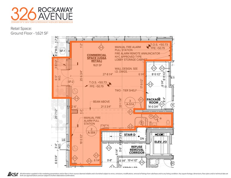 326 Rockaway Ave, Brooklyn, NY à louer - Plan de site - Image 1 de 3