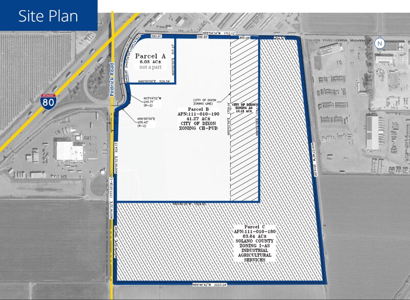 8534 Pedrick Rd, Dixon, CA à vendre - Plan de site - Image 3 de 3