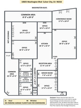 10825 Washington Blvd, Culver City, CA for lease Site Plan- Image 2 of 3