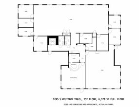 1245 S Military Trl, Deerfield Beach, FL à louer Plan d’étage- Image 1 de 1