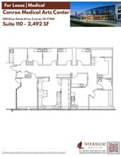 1501 River Pointe Dr, Conroe, TX for lease Floor Plan- Image 2 of 6