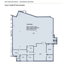 2357 Ventura Dr, Woodbury, MN for lease Floor Plan- Image 1 of 1