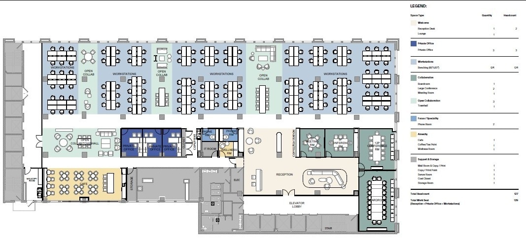 360 Park Ave S, New York, NY à louer Plan d’étage- Image 1 de 8