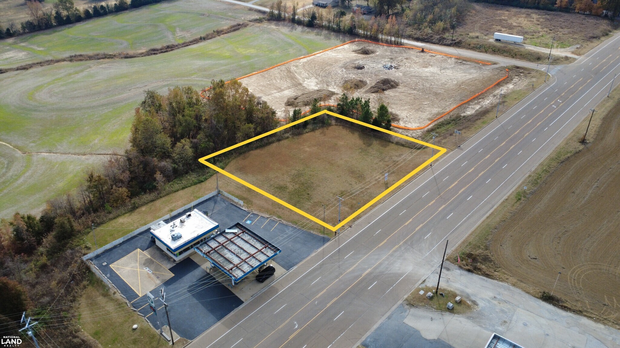 I-40 and 76, Brownsville, TN for sale Aerial- Image 1 of 22