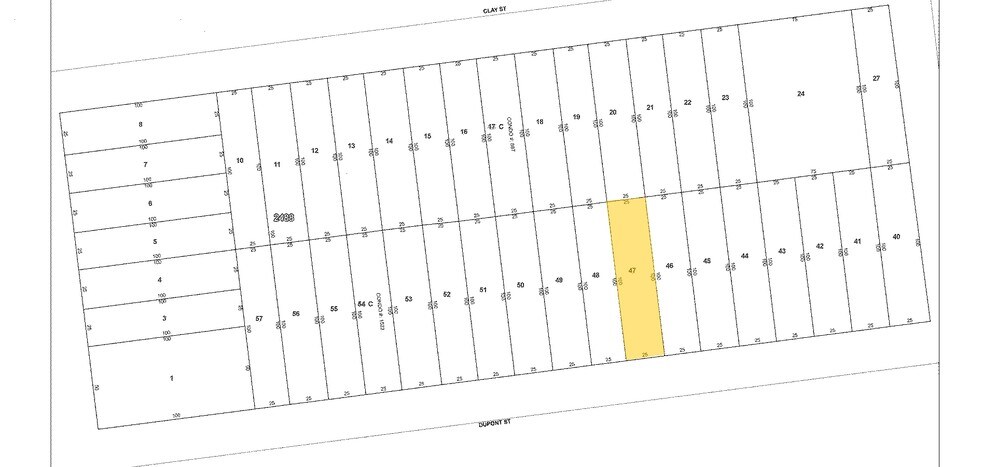 151 Dupont St, Brooklyn, NY à vendre - Plan cadastral - Image 3 de 5