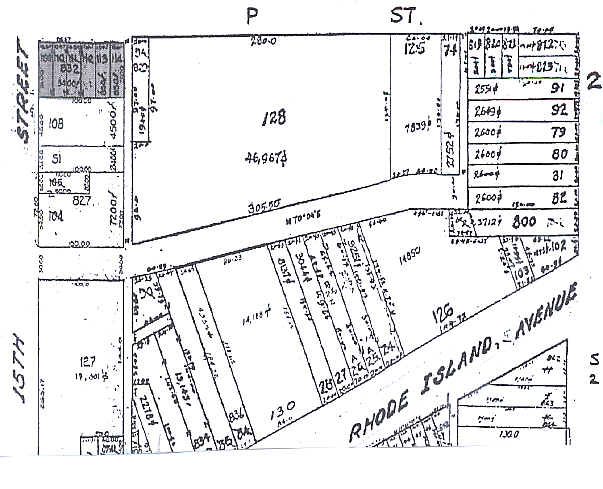 1454-1460 P St NW, Washington, DC à louer - Plan cadastral - Image 2 de 2