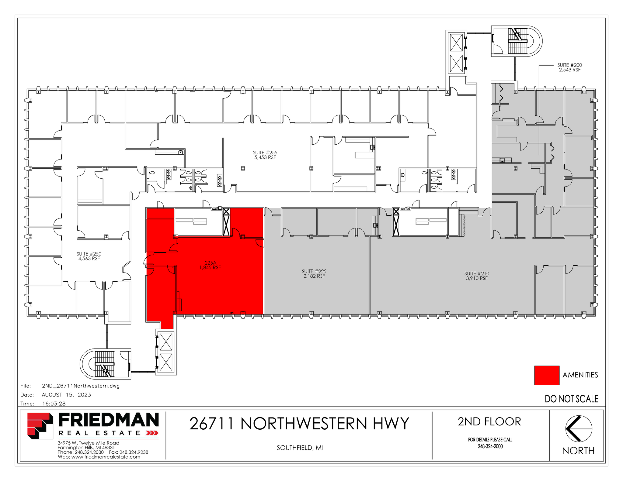 26711 Northwestern Hwy, Southfield, MI à vendre Plan d  tage- Image 1 de 1