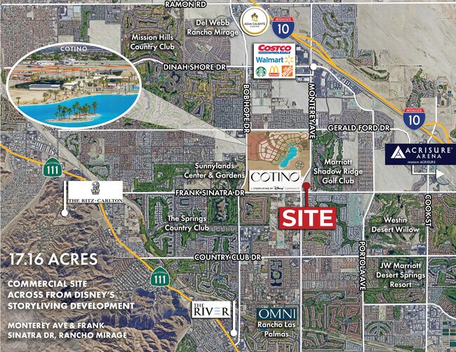 More details for Frank Sinatra Dr & Monterey Ave, Rancho Mirage, CA - Land for Sale