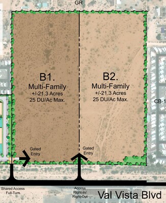 Plus de détails pour E of NEC N Pinal Ave & E Val Vista Blvd, Casa Grande, AZ - Terrain à vendre