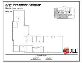 5707 Peachtree Pky, Peachtree Corners, GA for lease Floor Plan- Image 2 of 5