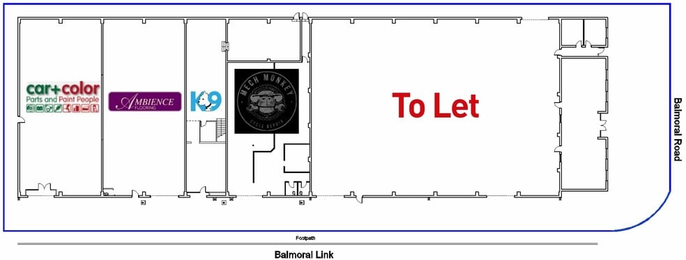 27 Balmoral Link, Belfast à louer - Plan d’étage - Image 3 de 3