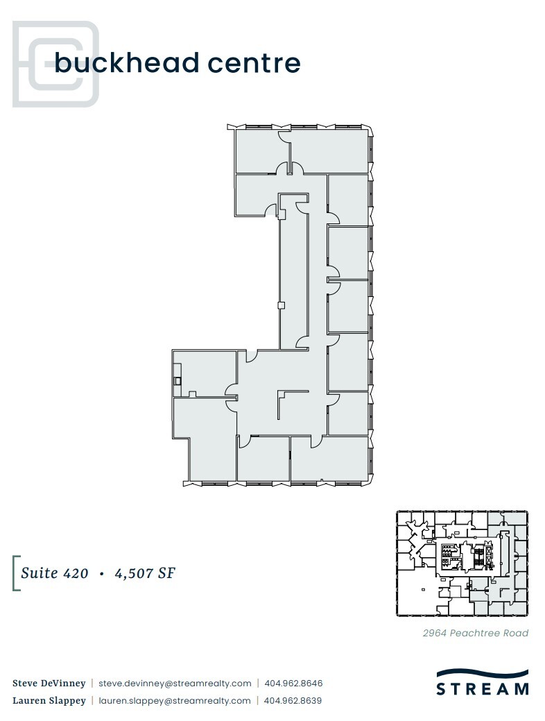 2970 Peachtree Rd NW, Atlanta, GA à louer Plan d  tage- Image 1 de 1