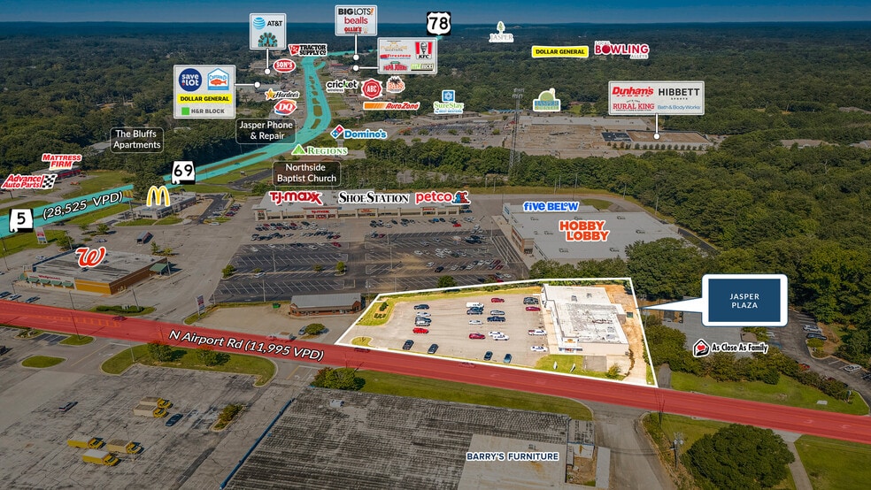 200 N Airport Rd, Jasper, AL for sale - Building Photo - Image 2 of 5