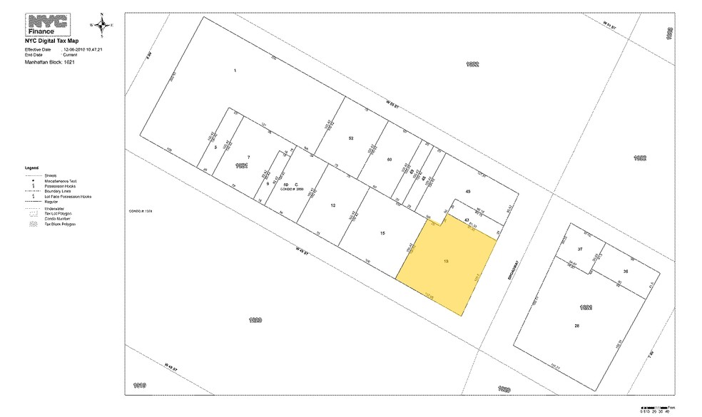 1619 Broadway, New York, NY for lease - Plat Map - Image 2 of 18