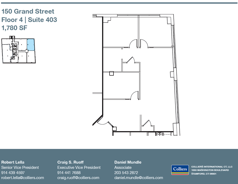 150 Grand St, White Plains, NY for lease Floor Plan- Image 1 of 2