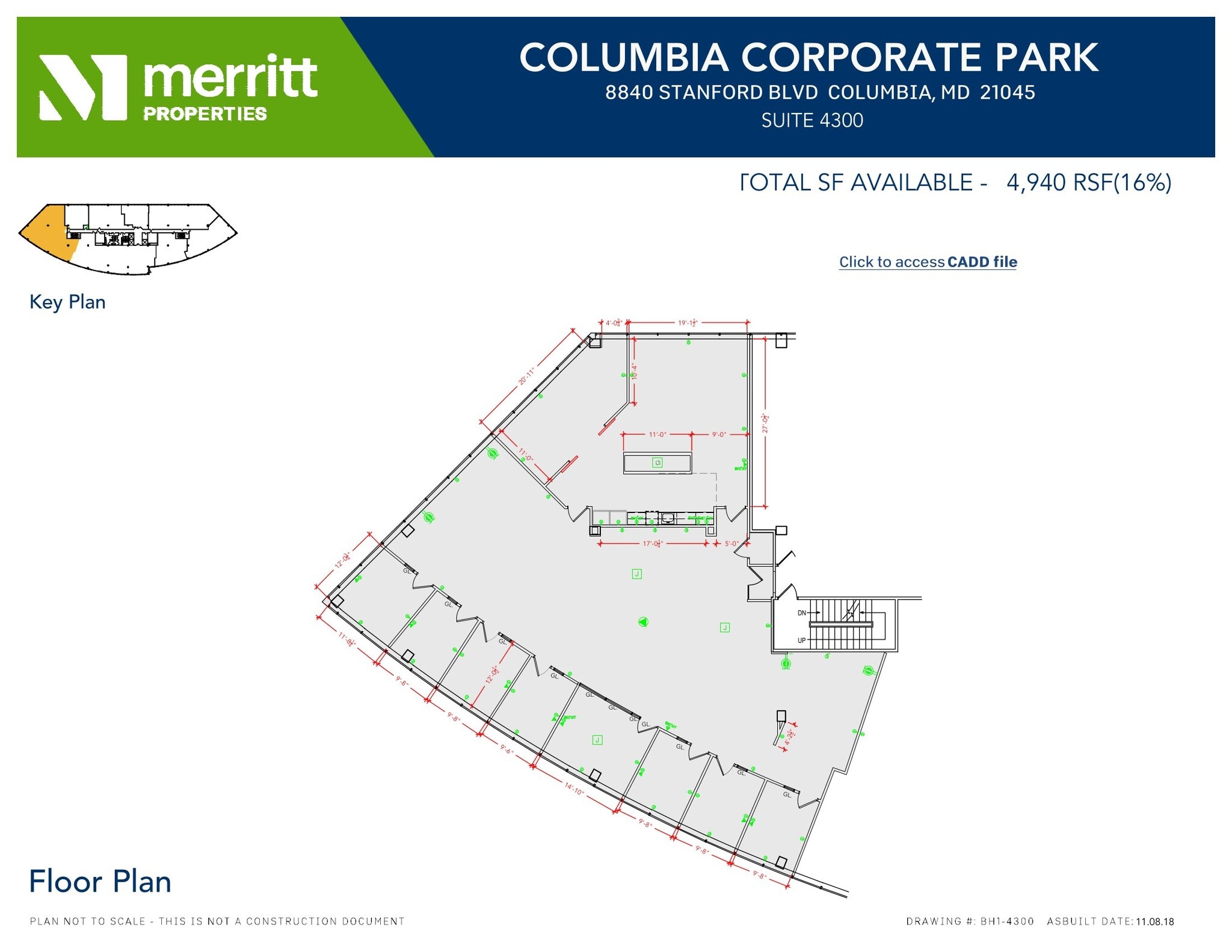 8830 Stanford Blvd, Columbia, MD à louer Plan d’étage- Image 1 de 1