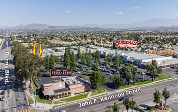 14910-14950 Perris Blvd, Moreno Valley, CA - AERIAL  map view - Image1