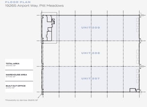 19265 Airport Way, Pitt Meadows, BC for lease Floor Plan- Image 1 of 1