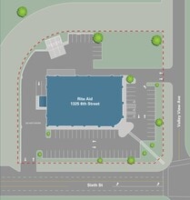 1325 6th St, Norco, CA à louer Plan de site- Image 2 de 2