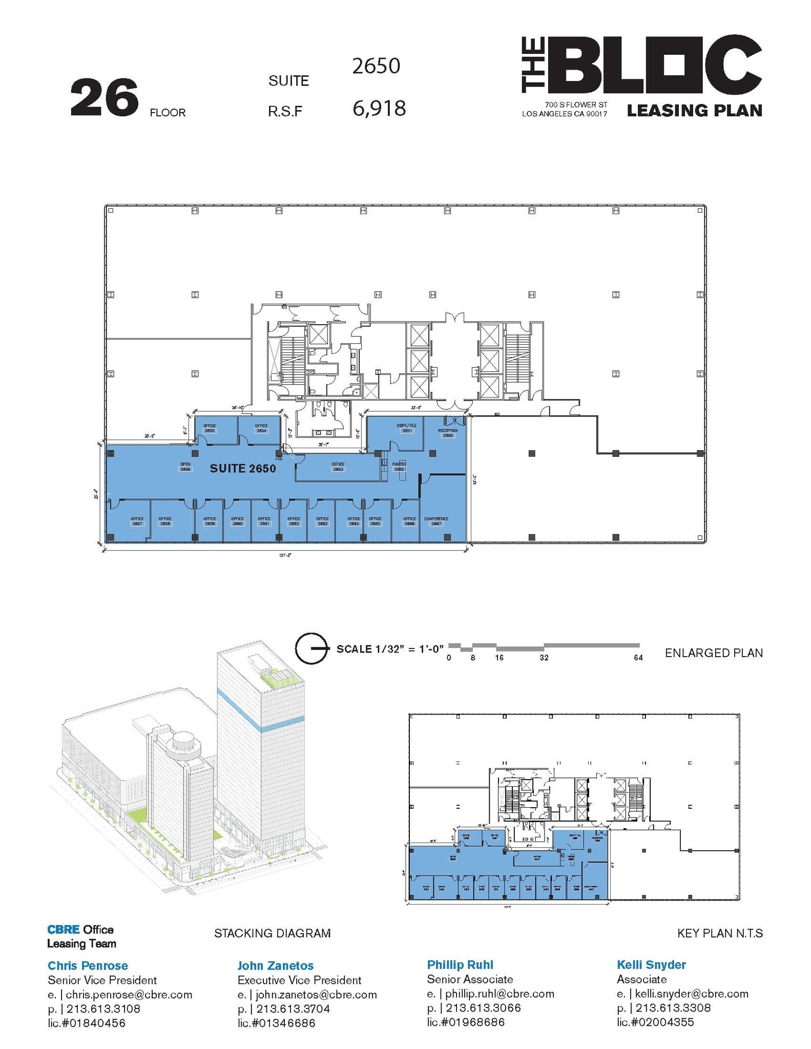 700 S Flower St, Los Angeles, CA à louer Plan d’étage- Image 1 de 1