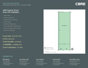 4955 Steptoe St, Las Vegas, NV for lease Floor Plan- Image 1 of 1
