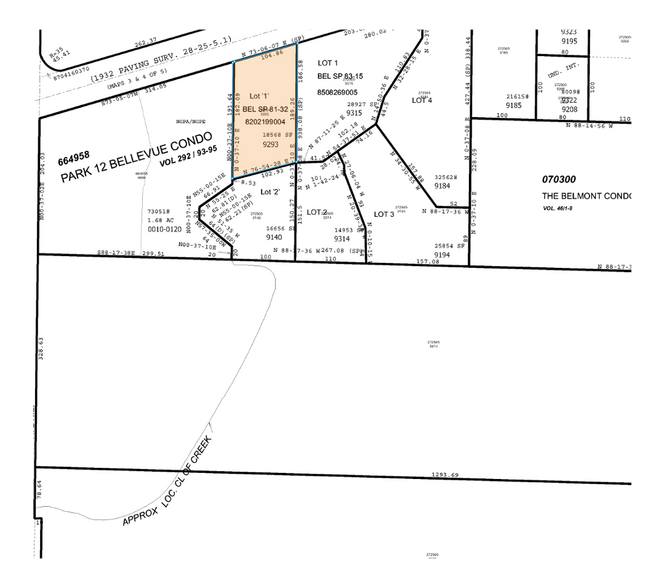 13629 NE Bel Red Rd, Bellevue, WA for lease - Plat Map - Image 3 of 3