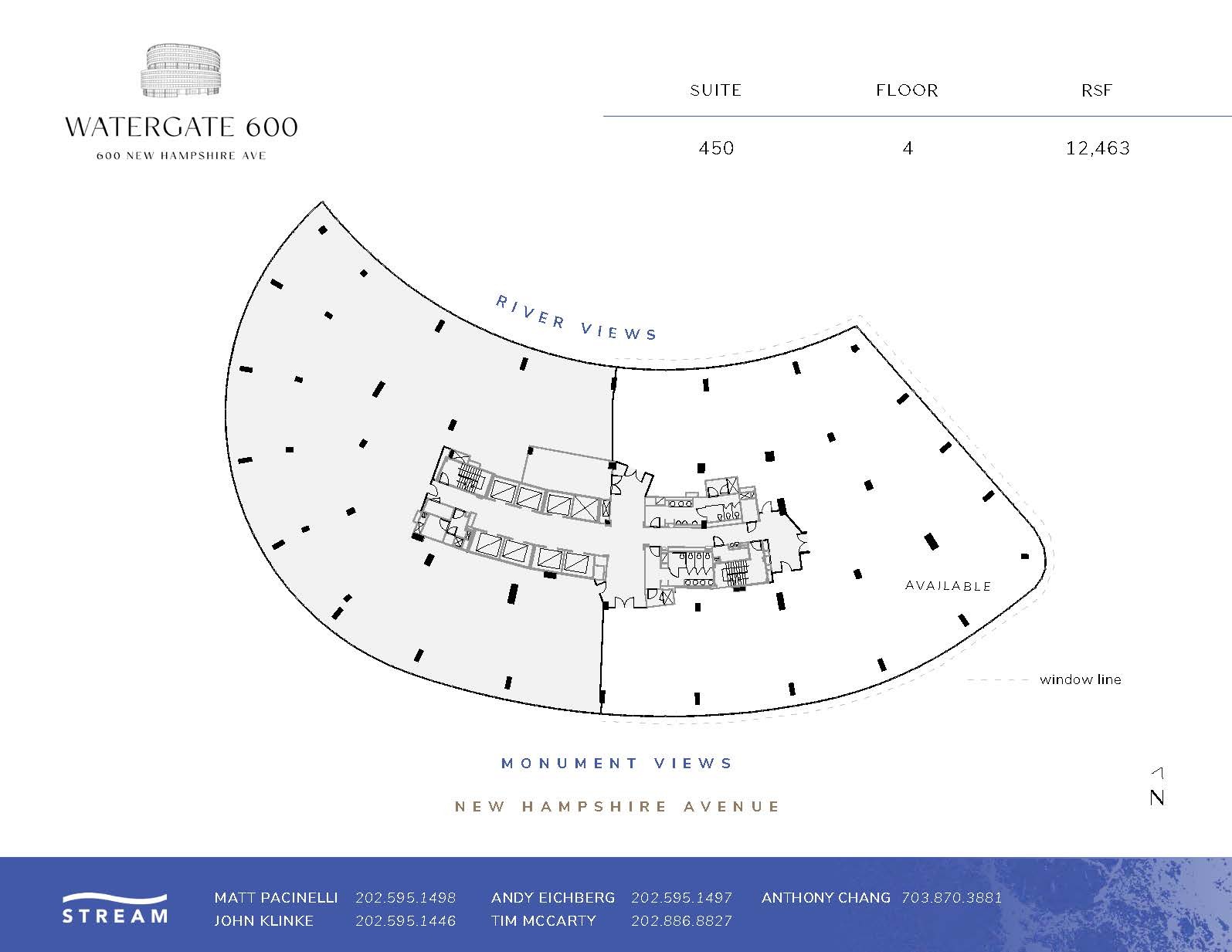 600 New Hampshire Ave NW, Washington, DC for lease Floor Plan- Image 1 of 1